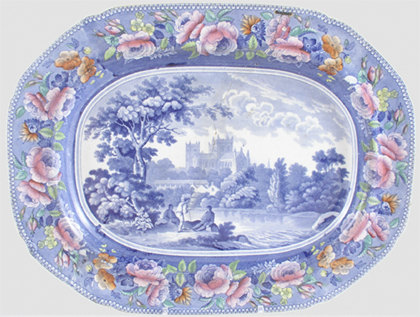Meat Dish or Platter Ripon Yorkshire c1820